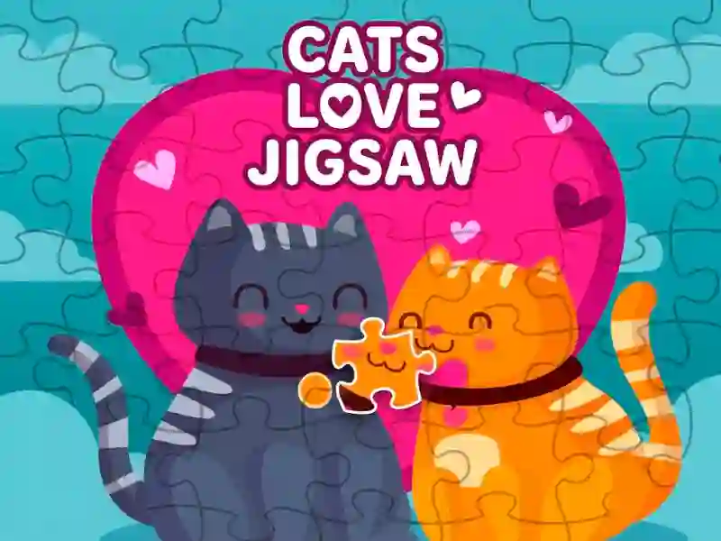Cats love jigsaw — free online game