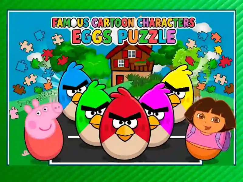Jeu Famous Cartoon Characters Eggs en ligne