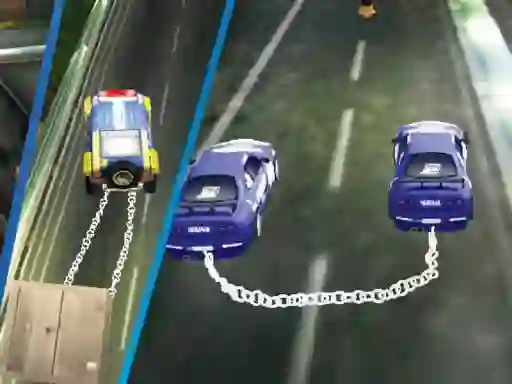 Chained Impossible Driving Police Cars — free online game