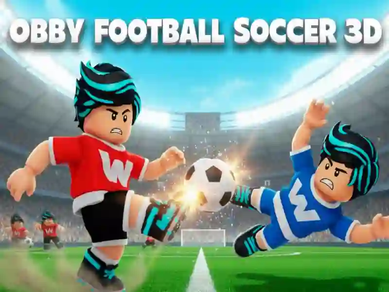 Logħba Obby Football Soccer 3D onlajn