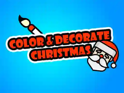 Lojë Color & Decorate Christmas në internet