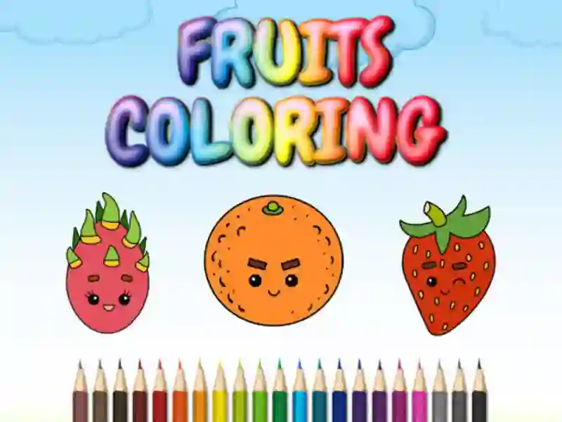 FRUITS COLORING — free online game