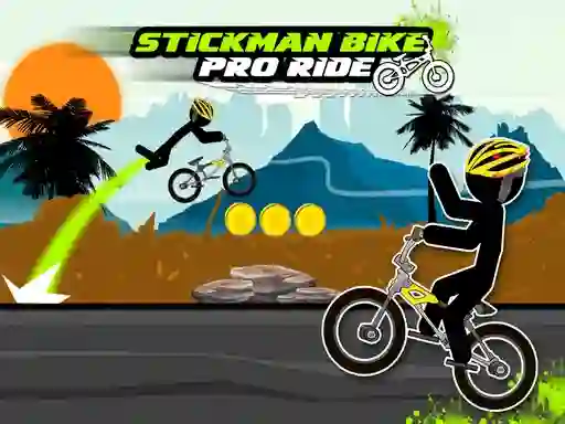 Stickman Bike Pro Ride — gioco online gratis