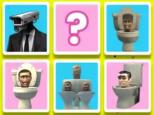 Skibidi Toilet Match Up — free online game