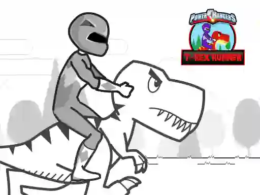 Power Rangers T-Rex Runner — free online game
