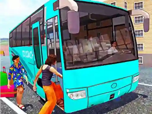 Off Road bus Transport Driver: Tourist Coach Sim — free online game