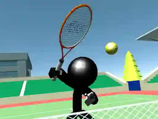 Stickman Tennis 3D — free online game