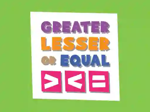 Greater Lesser Or Equal — free online game