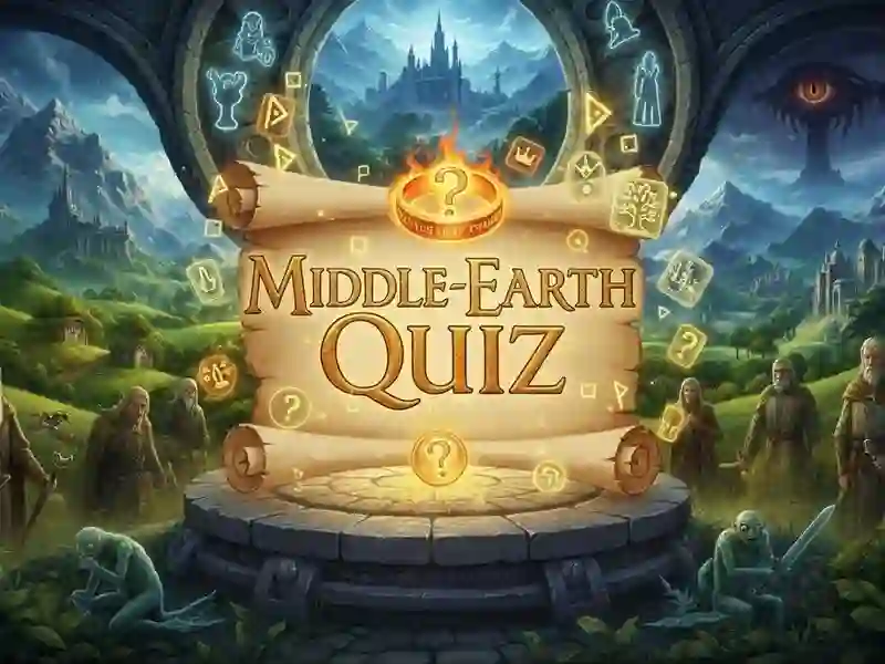 Middleearth Quiz — free online game