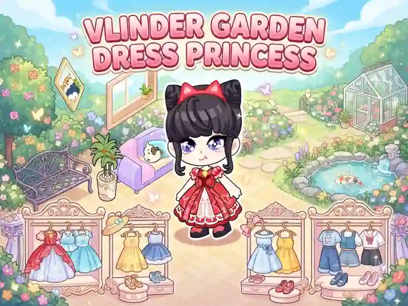 Trò chơi Vlinder Garden Dress Princess trực tuyến