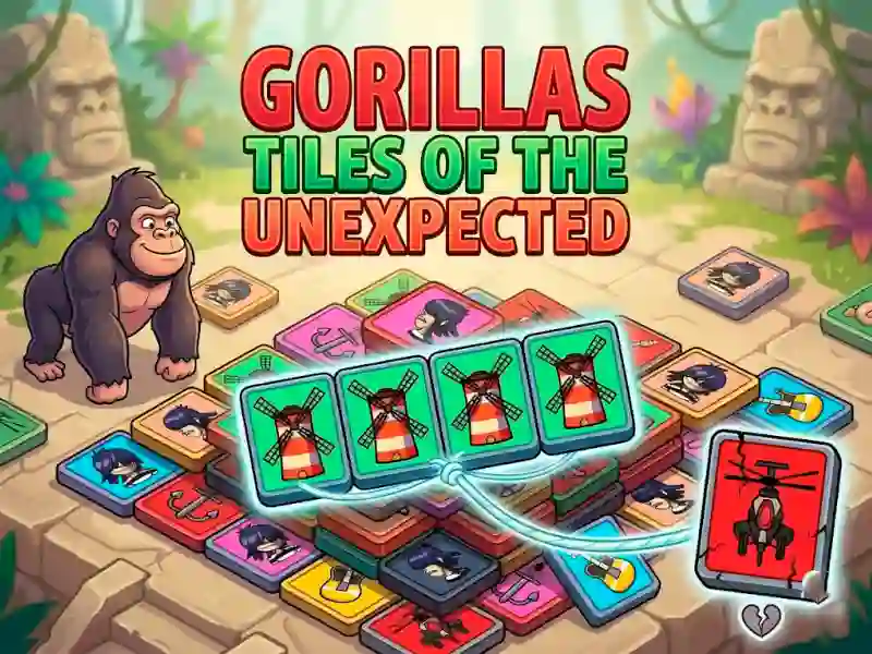 Gorillas Tiles Of The Unexpected — free online game
