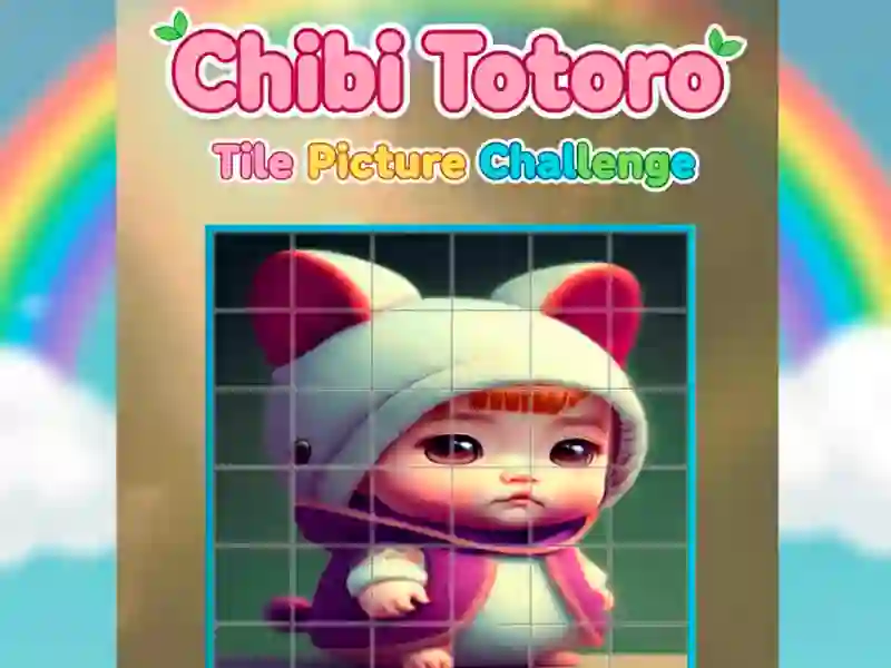 Chibi Totoro Tile Picture Challenge — free online game