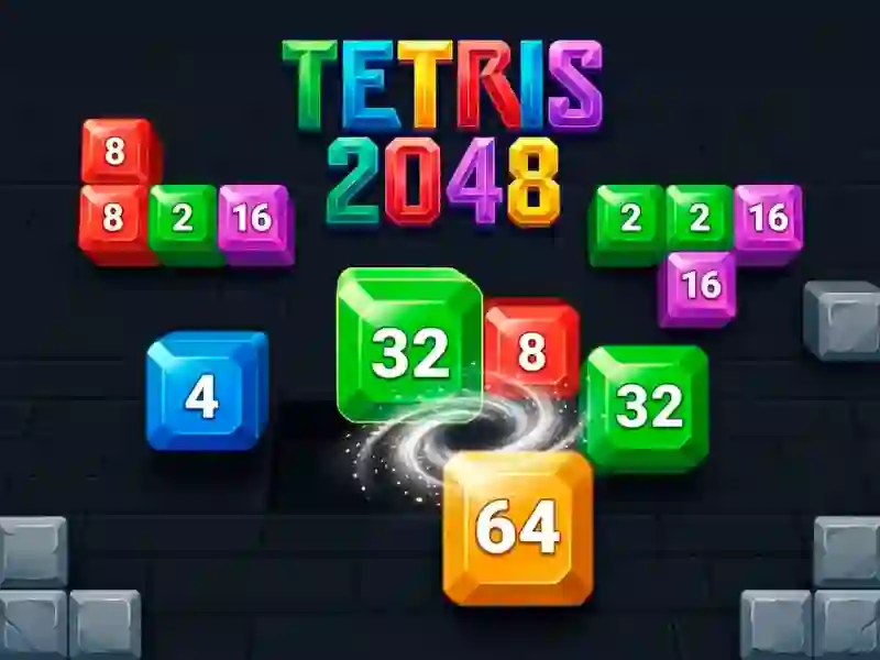 Tetris 2048 — free online game