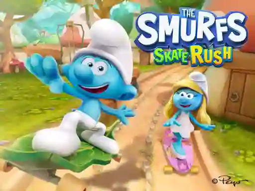 The Smurfs Skate Rush — безплатна онлайн игра