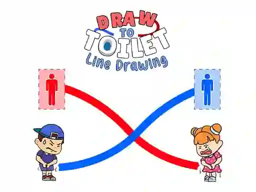 Draw To Toilet Line Drawing — free online game