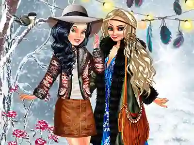 Boho Winter With Princess — free online game