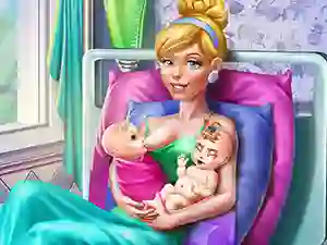 Cinderella Twins Birth — free online game