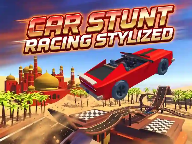 Logħba Car Stunt Racing Stylized onlajn