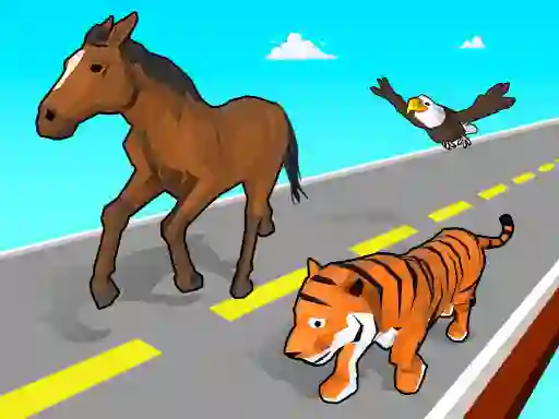 Trò chơi Animal Transform Race trực tuyến