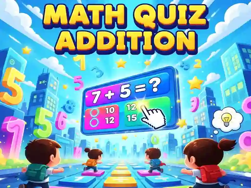Spil Math Quiz Addition online