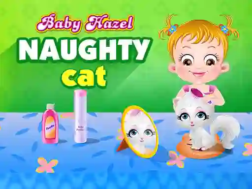 Baby Hazel - naughty cat — free online game