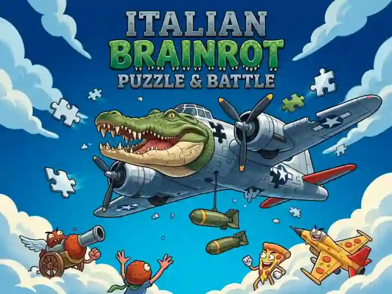 Logħba Italian Brainrot: Puzzle & Battle onlajn