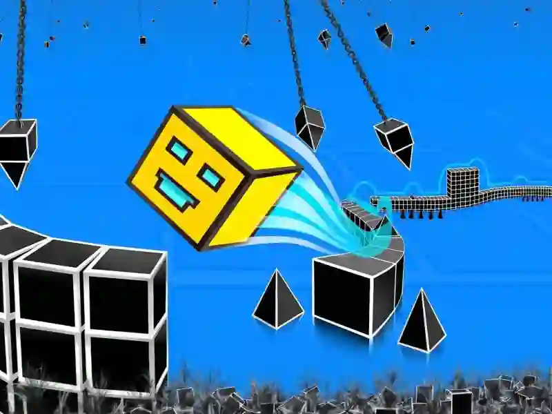 Geometry Rush 4D เกมออนไลน์