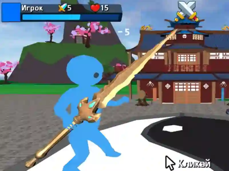 Obby Stickman On Swords — free online game
