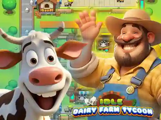 Cluiche Idle Dairy Farm Tycoon ar líne
