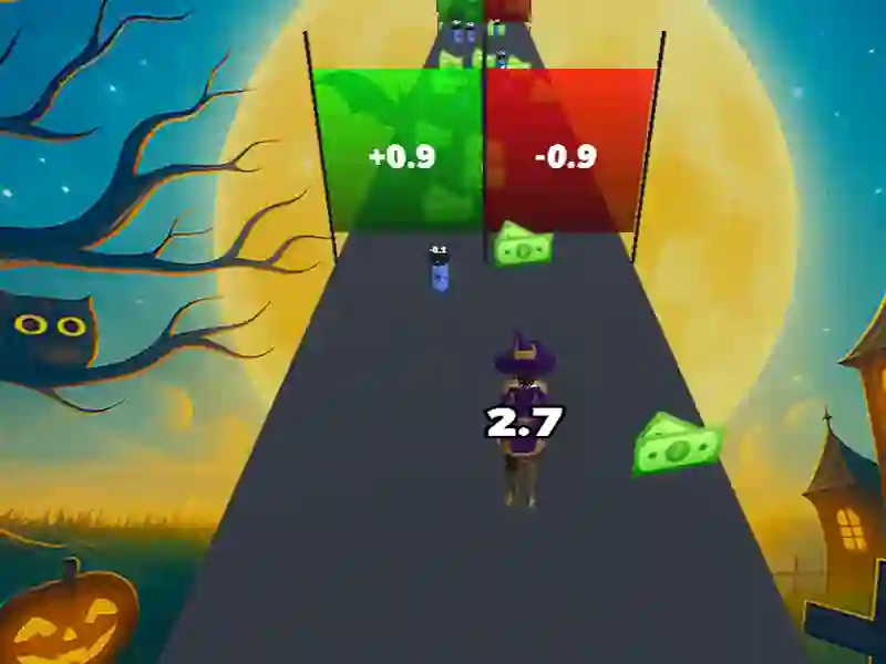 Crazy Runner Witch Halloween — jogo online grátis