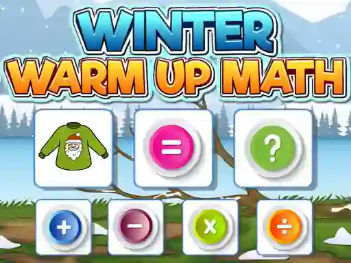 Winter Warm Up Math — free online game