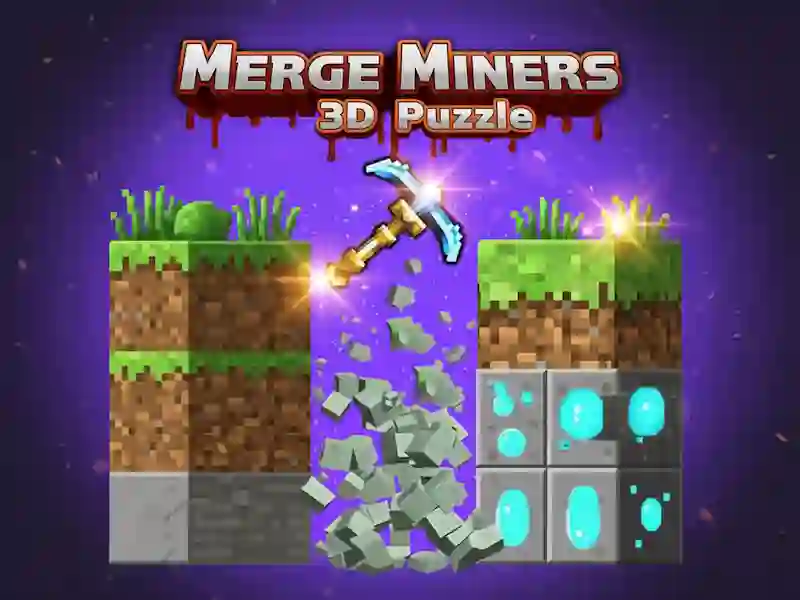 Merge Miners 3D Puzzle — free online game