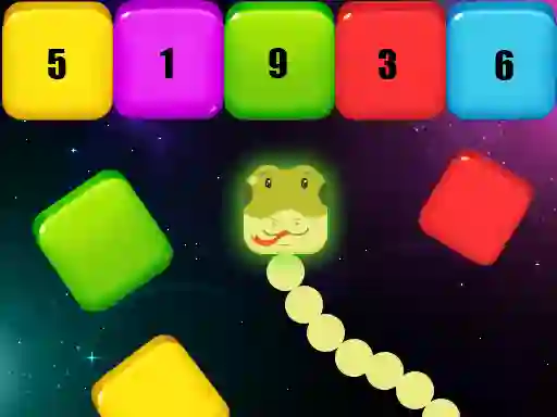 Snake Blocks and Numbers — free online game