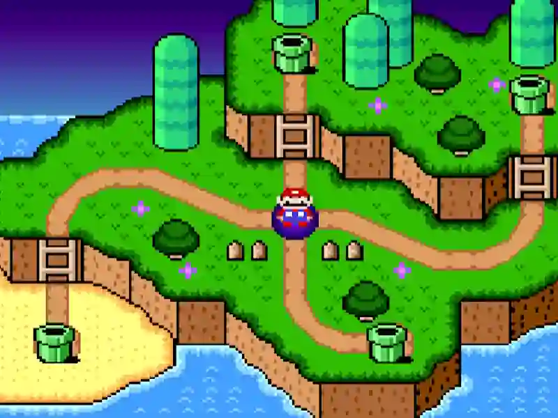 Super Mario World Legend of the Four Keys 🕹️ Play game online on Sgames