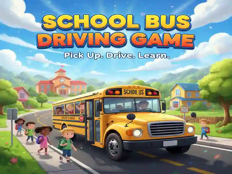 School Bus Driving Game — free online game