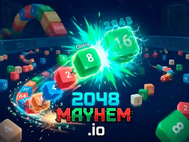 Gioco 2048 Mayhem.io in linea
