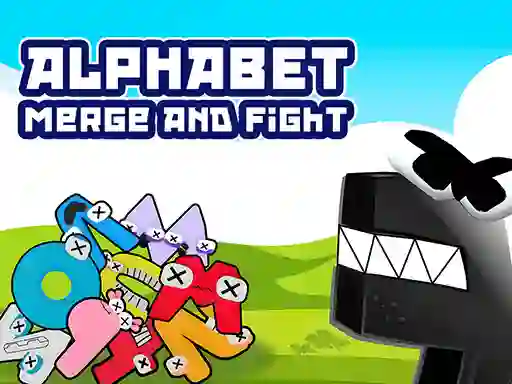 Alphabet Merge And Fight — free online game