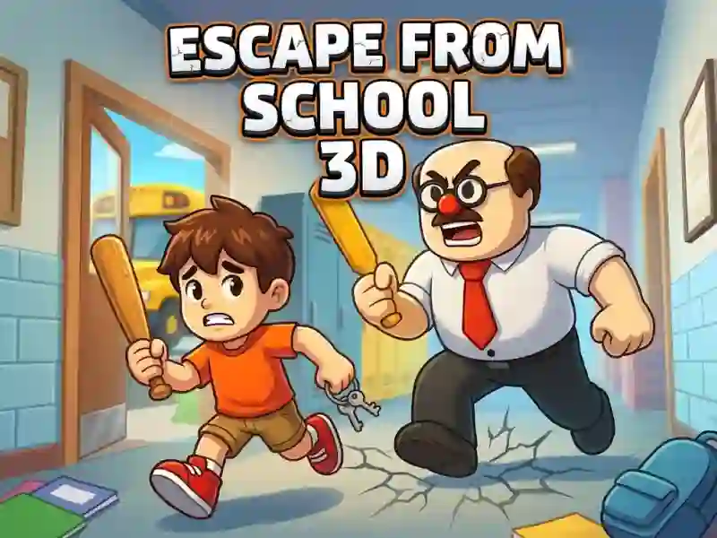 Игра Escape from School 3D онлайн