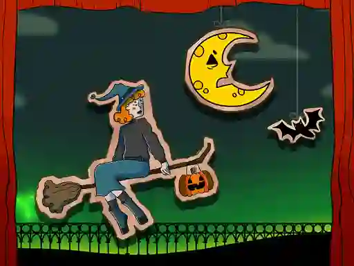 Halloween Witch Fly — free online game