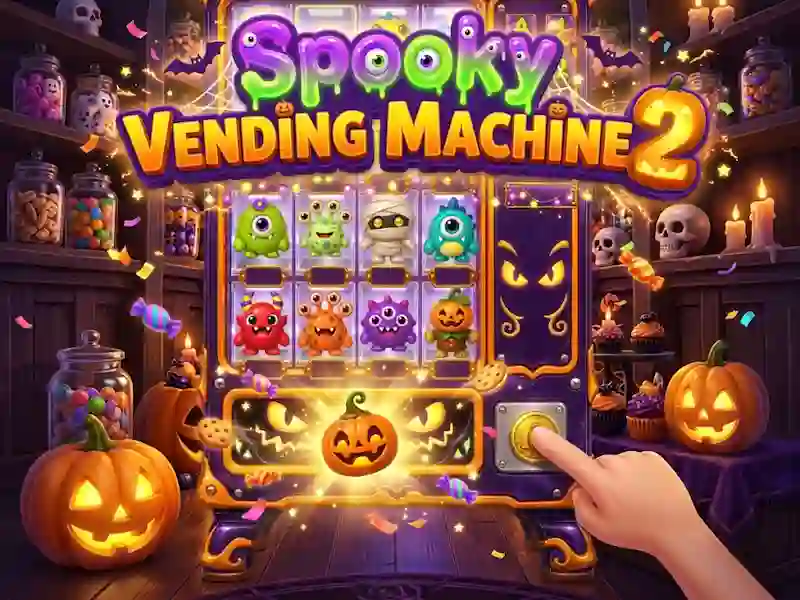 Jwèt Spooky Vending Machine 2 sou entènèt