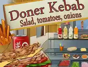 Doner Kebab Salad, Tomatoes, Onions — free online game