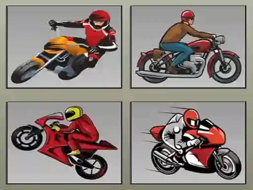Racing Motorcycles Memory — free online game