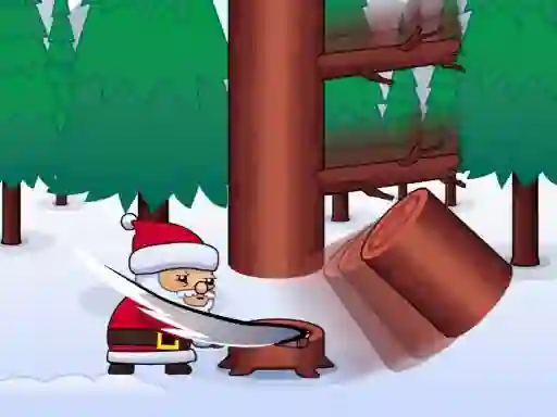 Lumberjack Santa — free online game