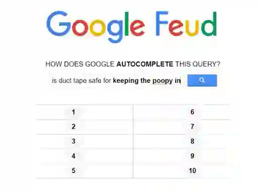 Google Feud — free online game