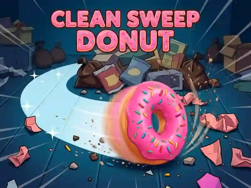 Cluiche Clean Sweep Donut ar líne