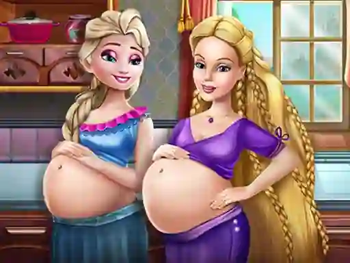 Happy Princesses Pregnant BFFS — free online game