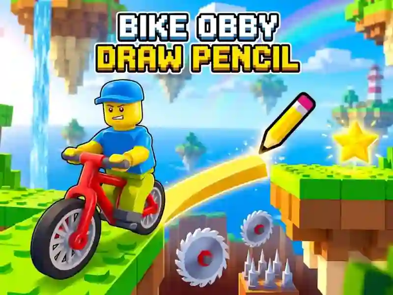 Bike Obby Draw Pencil — brezplačna spletna igra