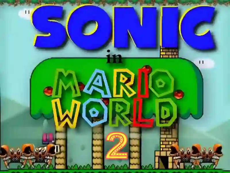 Játék Sonic in Mario World 2 online