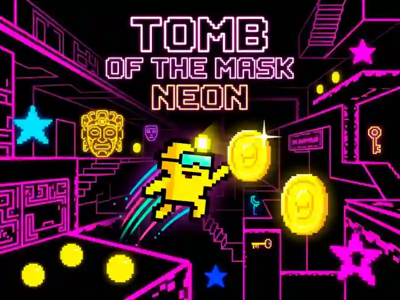 Tomb Of The Mask Neon — gratis online spil