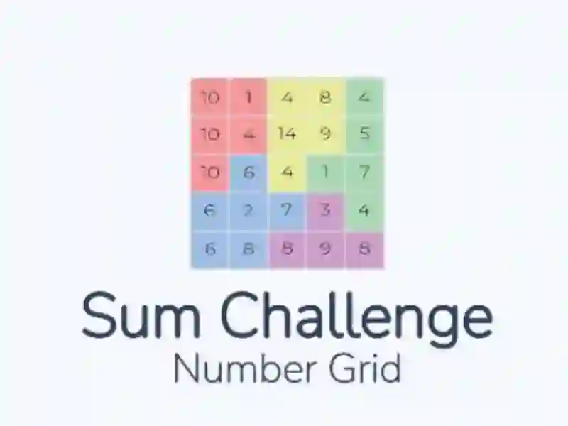 Sum Challenge Number Grid – kostenloses Online-Spiel